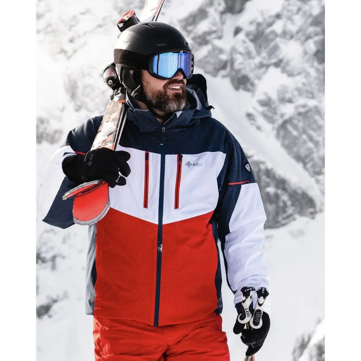 Kilpi Veste homme Kilpi TONNSI-M rouge