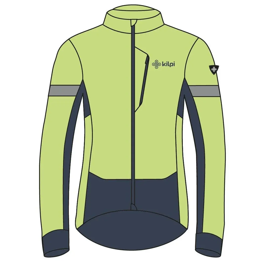 Kilpi Veste softshell de vélo homme Kilpi VELOVER-M vert clair