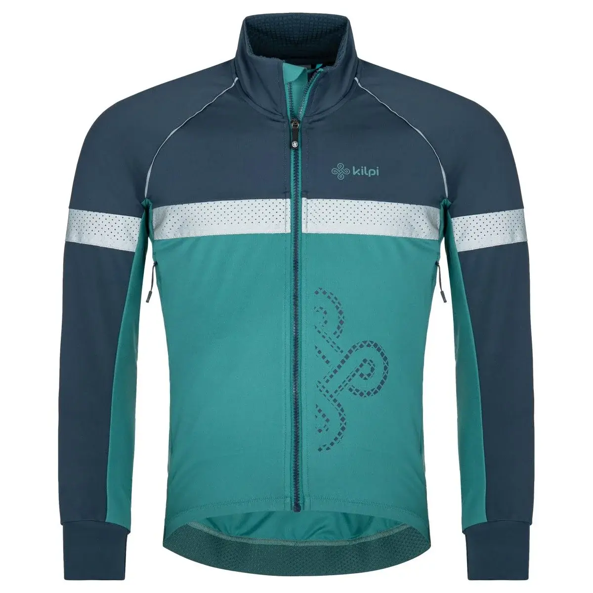 Kilpi Veste softshell de vélo homme Kilpi NERETO-M vert foncé