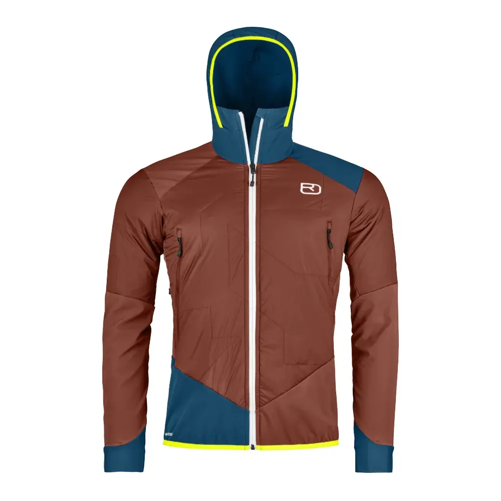 Ortovox Veste de ski de randonnée homme Ortovox Col Becchei Hybrid Jacket Clay orange