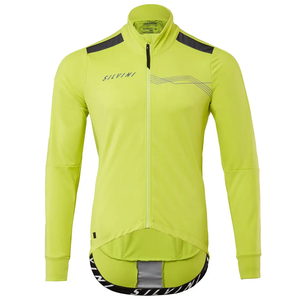 Silvini Veste de vélo homme Silvini Ghisallo lime-blue