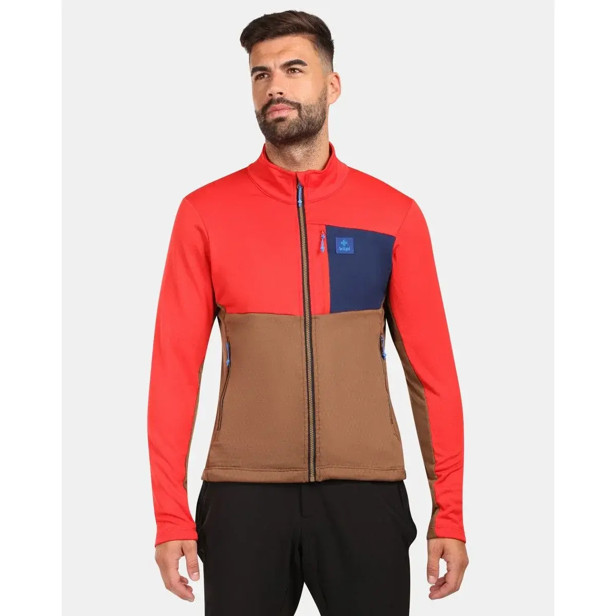Sweat technique homme Kilpi ERIN marron
