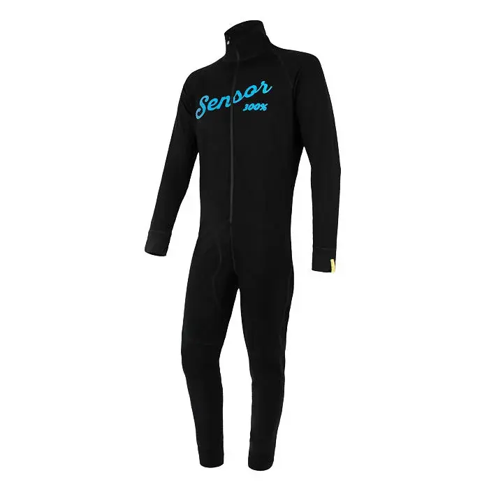 Sensor Combinaison homme Sensor Merino DF noir