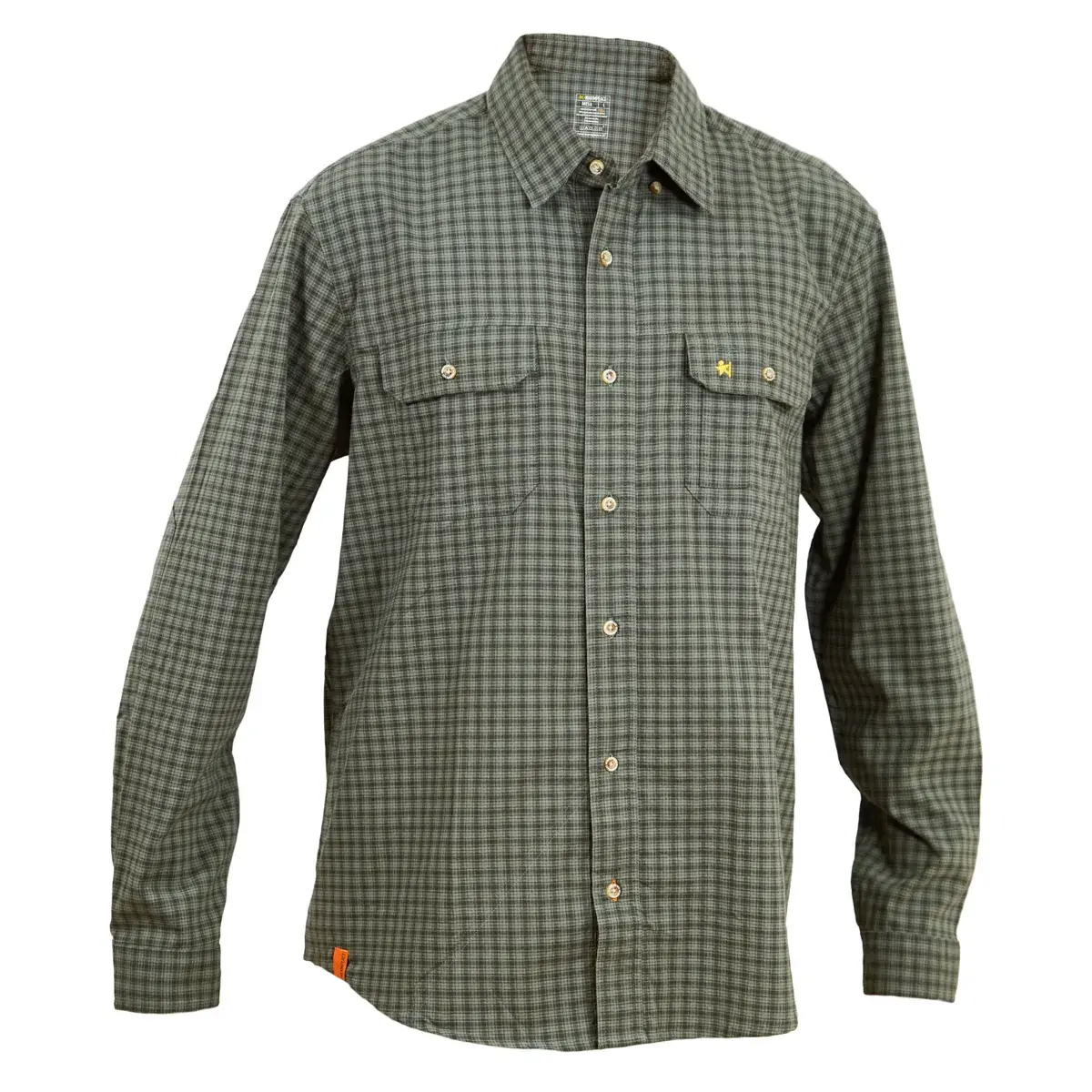 Warmpeace Chemise manches longues homme Warmpeace Mesa Green/grey
