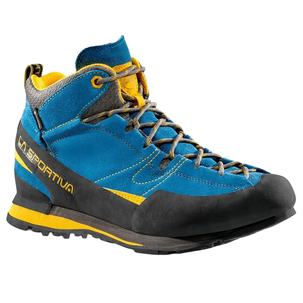La Sportiva Chaussures montantes homme La Sportiva Boulder X Mid GTX blue/yellow