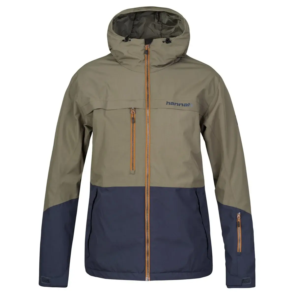 Veste de ski homme Hannah Freemont Burnt olive/mood indigo