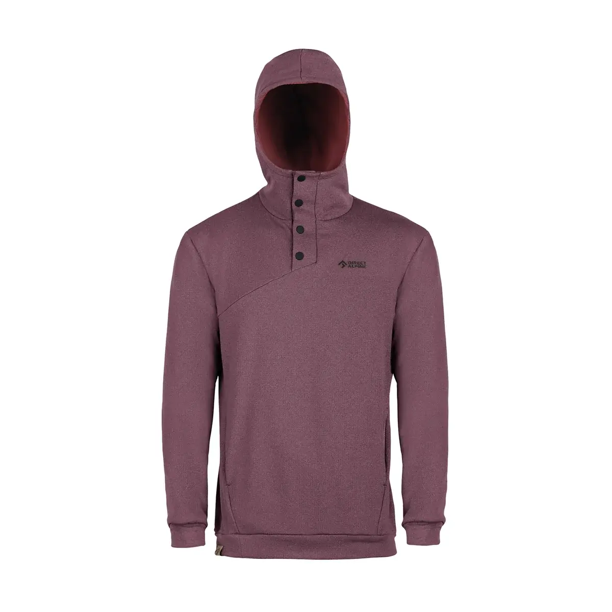 Sweat homme Direct Alpine Hoodie Tech palisander