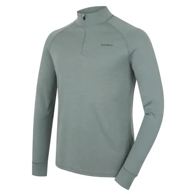 Sweat homme Husky Aron Zip M faded green