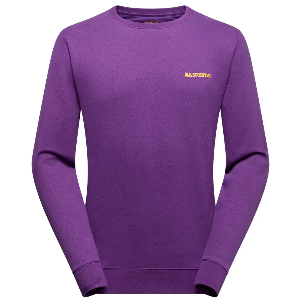 La Sportiva Sweat homme La Sportiva CLIMBING ON THE MOON viola/giallo