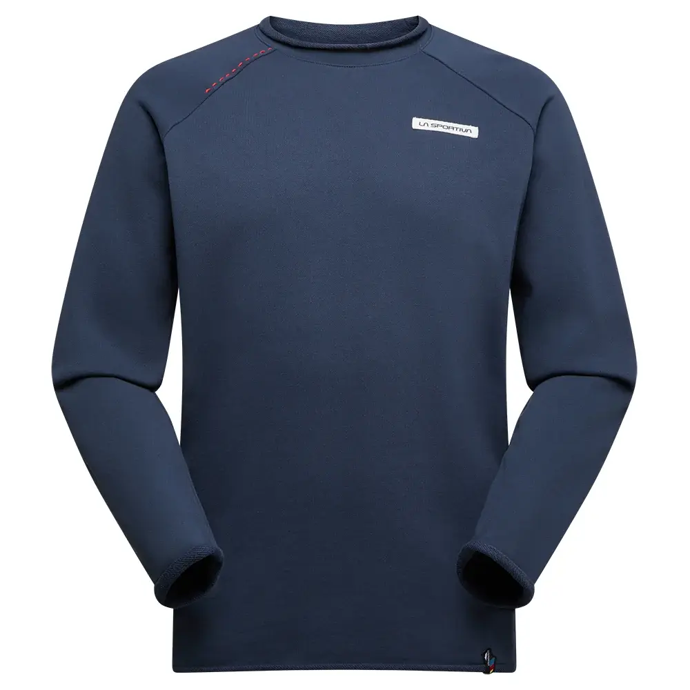 La Sportiva Sweat homme La Sportiva TUFA SWEATER night sky/mountain red