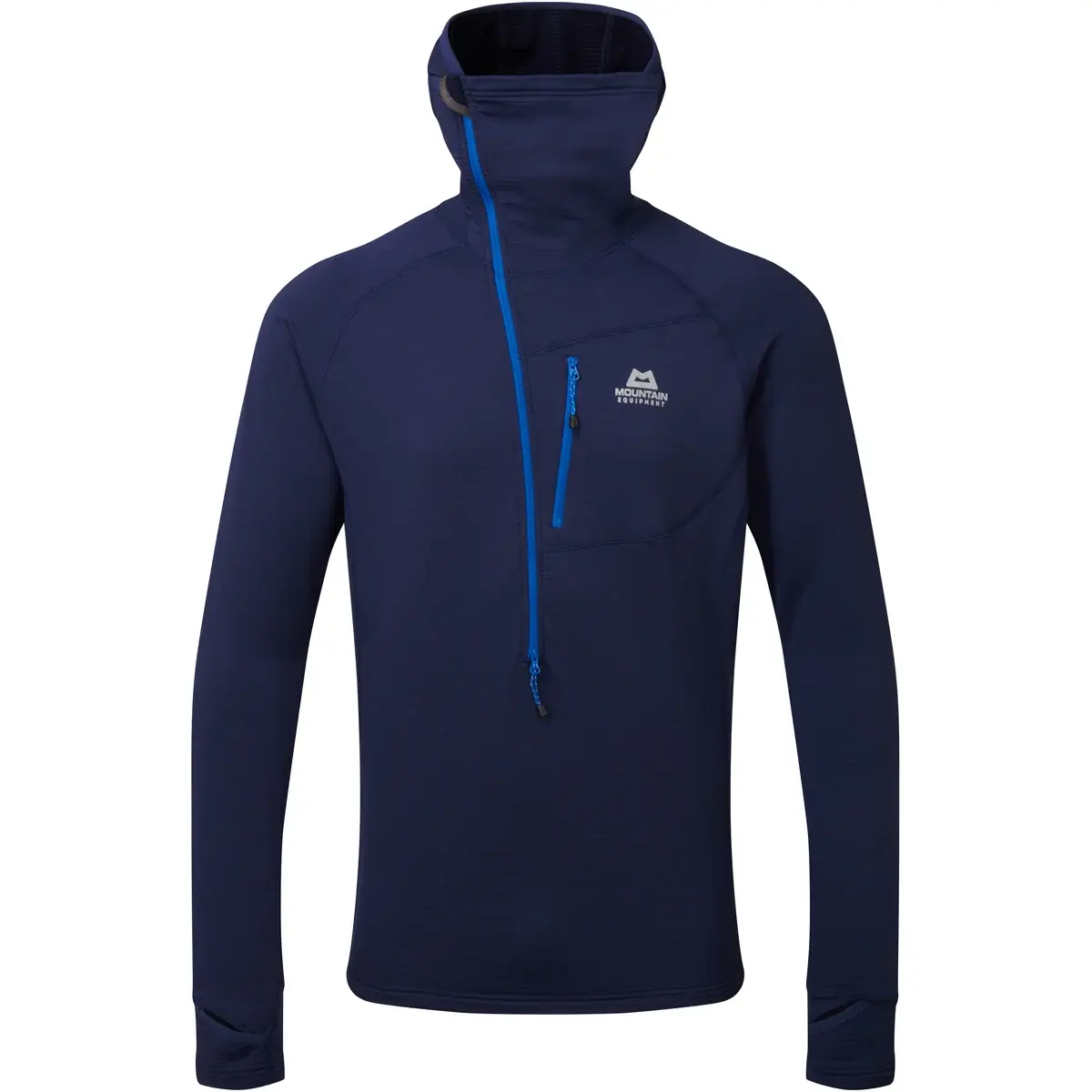 Mountain Equipment Polaire homme Mountain Equipment Eclipse Hooded Zip T Medieval Blue