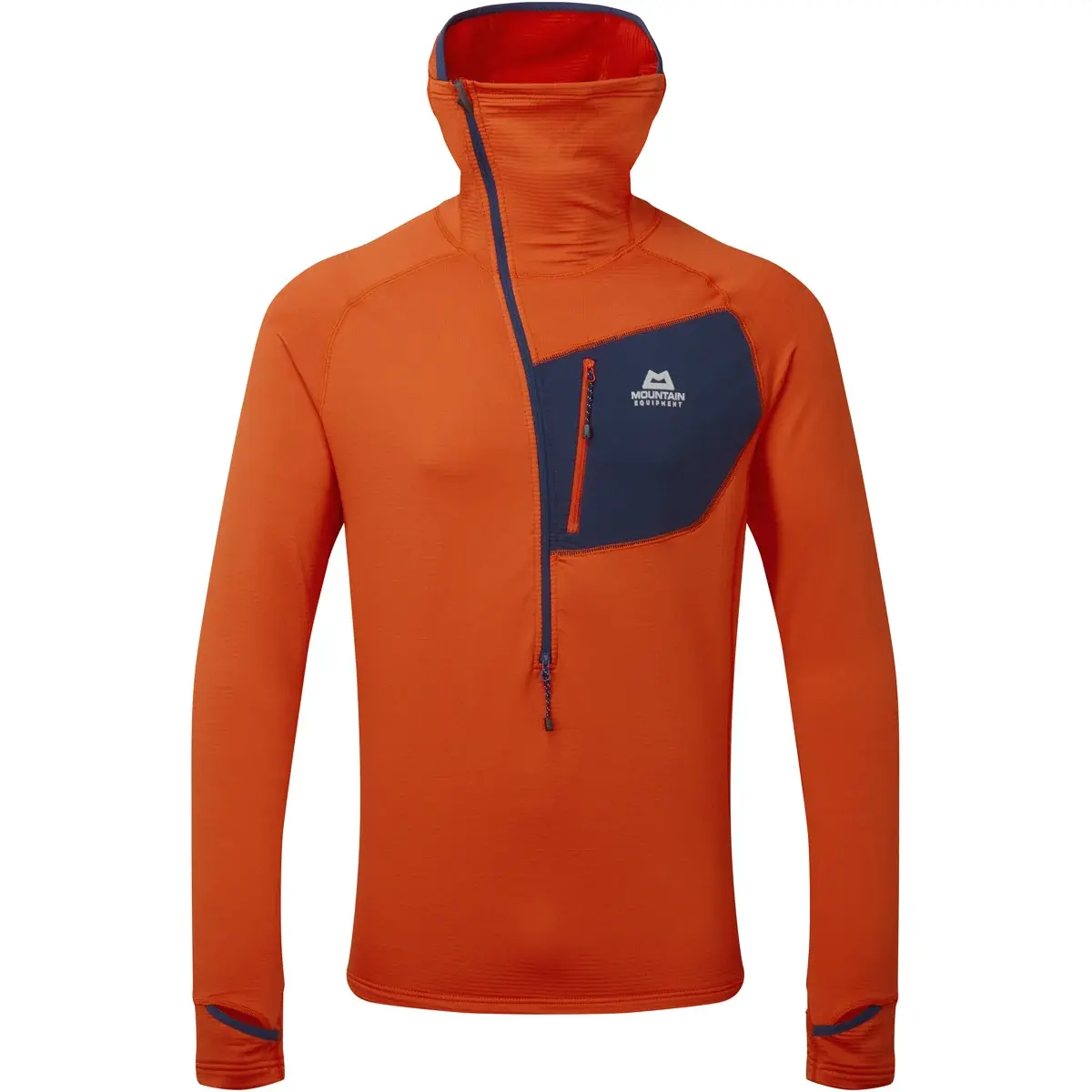 Mountain Equipment Polaire homme Mountain Equipment Fleece Eclipse Hooded Zip T Magma / Medieval