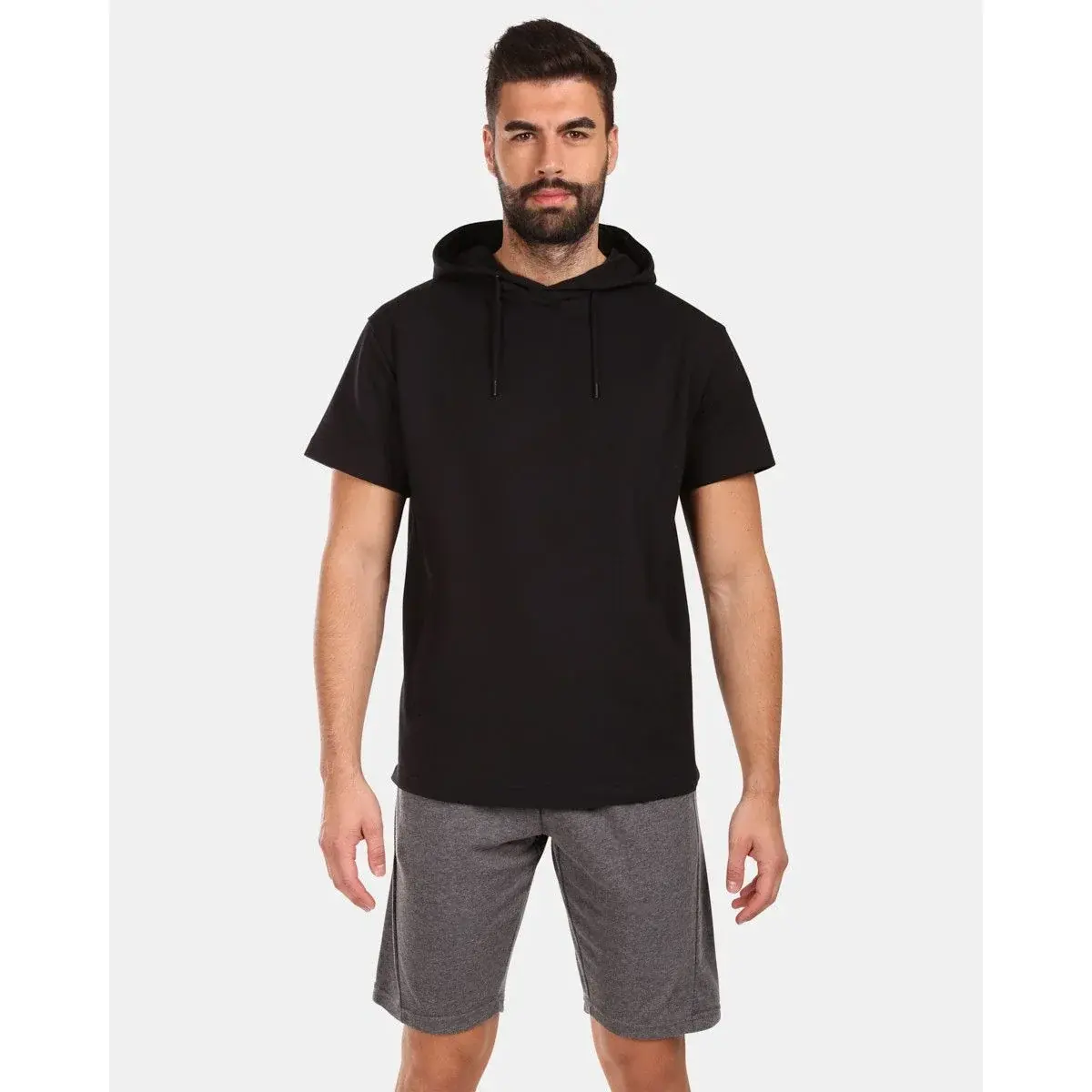 Sweat à capuche homme Kilpi DIAN-M noir