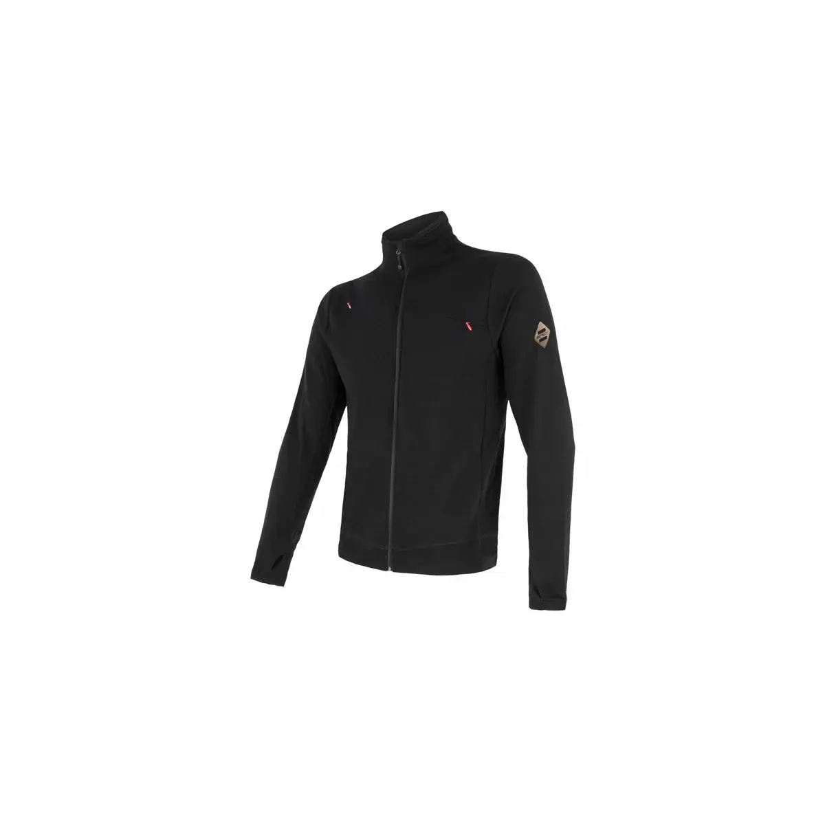 Sensor Sweat technique zippé homme Sensor Merino Upper noir