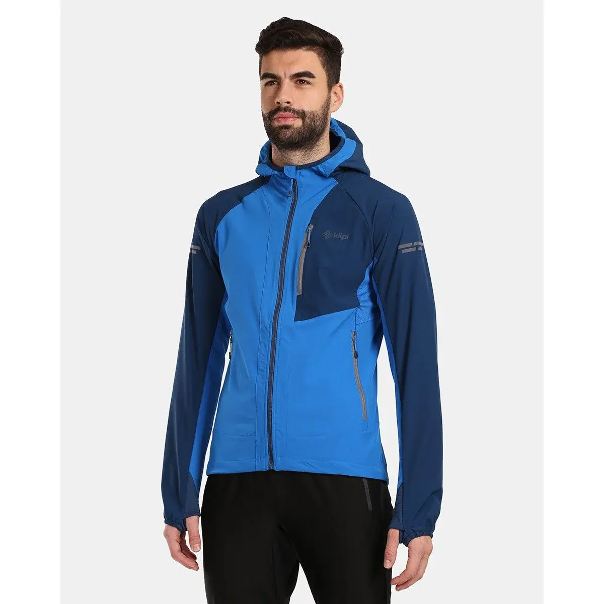 Kilpi Veste softshell de running homme Kilpi Baleo-M blue