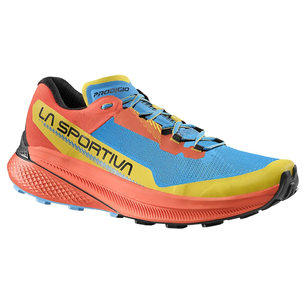 La Sportiva Chaussures de trail homme La Sportiva Prodigio Tropic Blue/Cherry Tomato