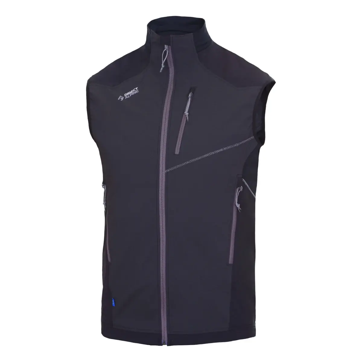 Direct Alpine Gilet sans manches léger et respirant homme Direct Alpine Spike 1.0 anthracite/black