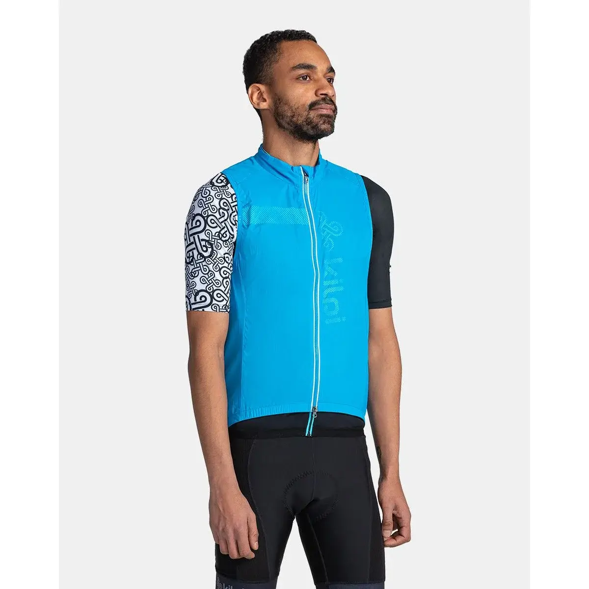 Kilpi Gilet sans manches de vélo homme Kilpi Flow-M bleu