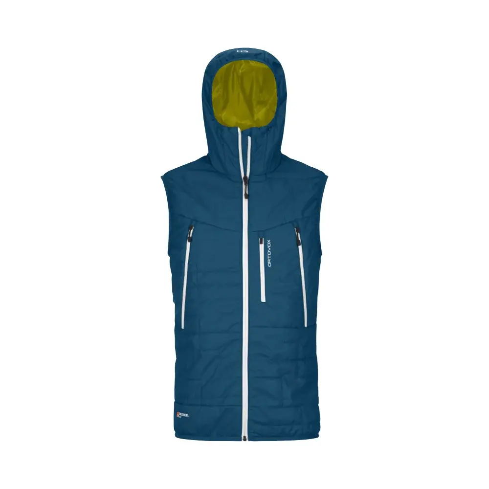 Ortovox Gilet sans manches compressible homme Ortovox Piz Boe Vest Petrol Blue
