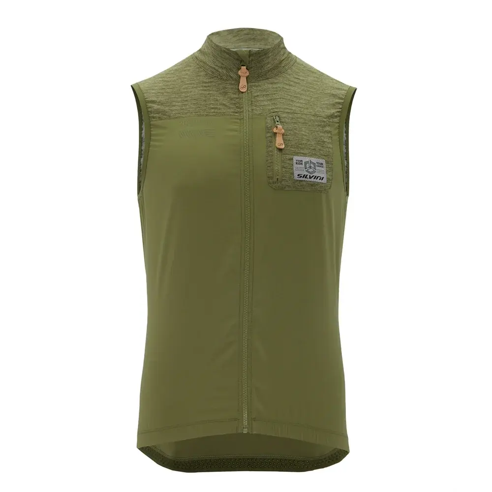 Silvini Gilet sans manches homme Silvini Cairo MJ2217 olive
