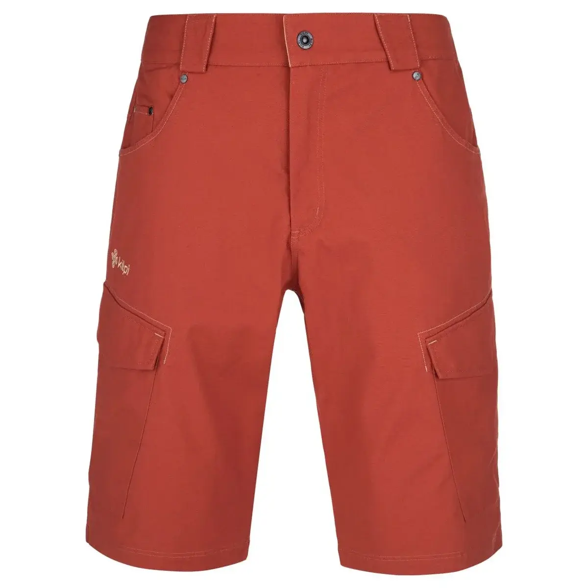 Kilpi Short en coton homme Kilpi BREEZE-M rouge foncé