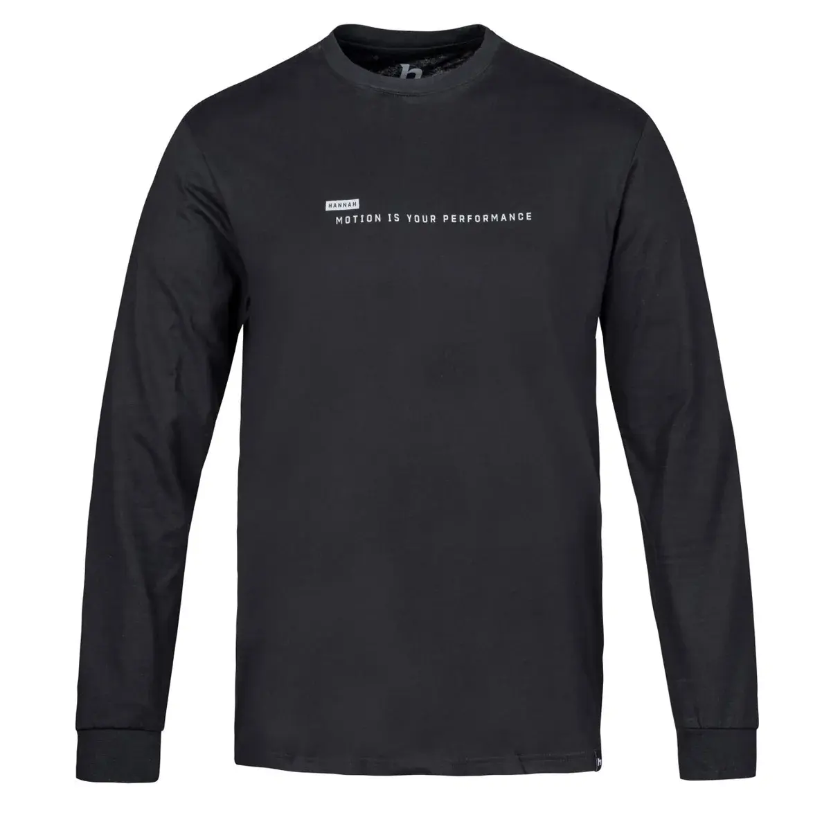 T-shirt manches longues en coton homme Hannah Kirk Anthracite
