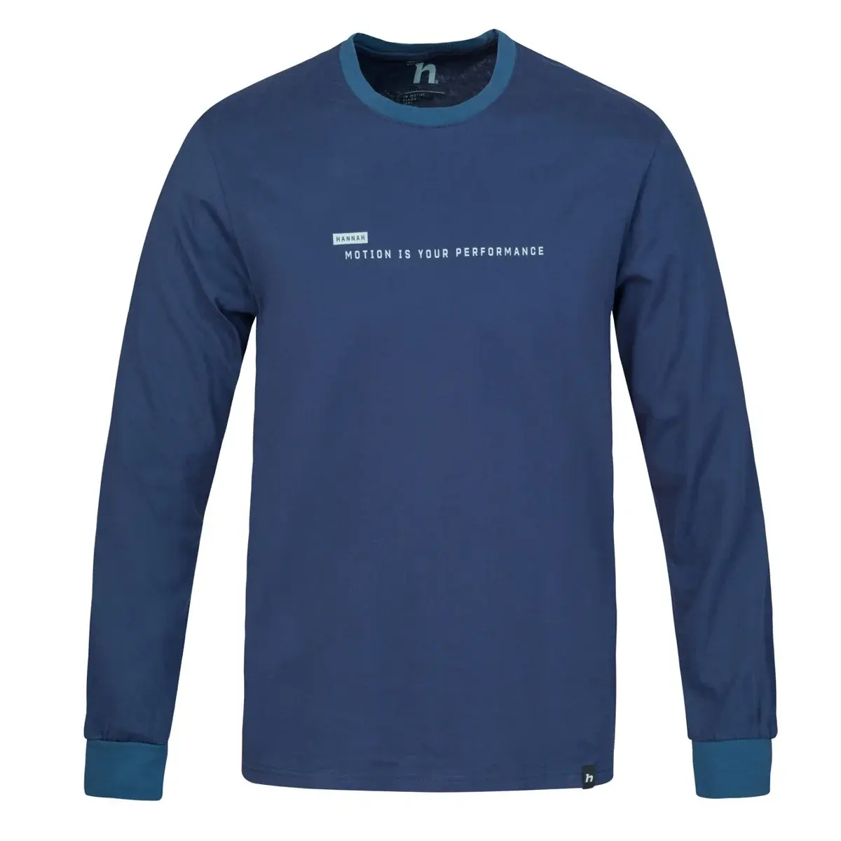 Hannah T-shirt manches longues en coton homme Hannah Kirk Patriot blue