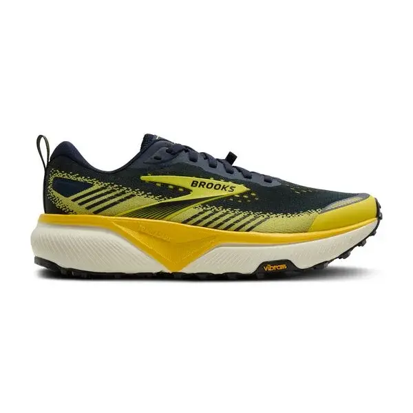 Chaussures de running homme Brooks Cascadia 20 M Navy/Cyber Yellow/Grey