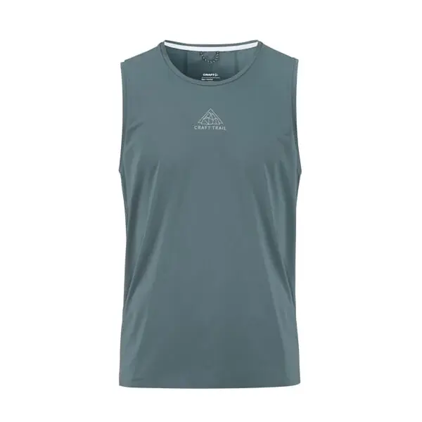 Craft Débardeur de running homme Craft Pro Trail 2 bleu