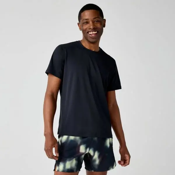 Brooks T-shirt de running homme Brooks Dash Short Sleeve noir