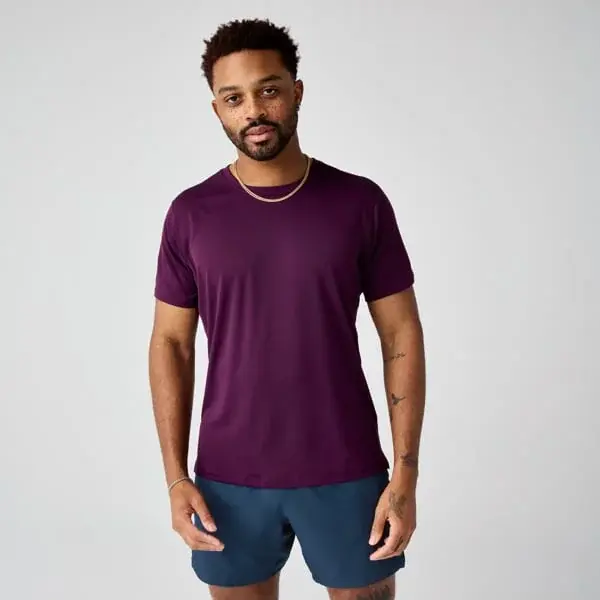 Brooks T-shirt de running homme Brooks Dash Short Sleeve violet