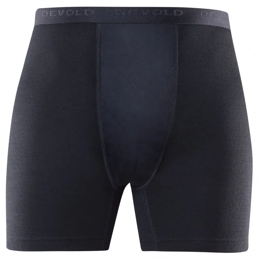 Boxer en Merino double couche homme Devold Duo active noir