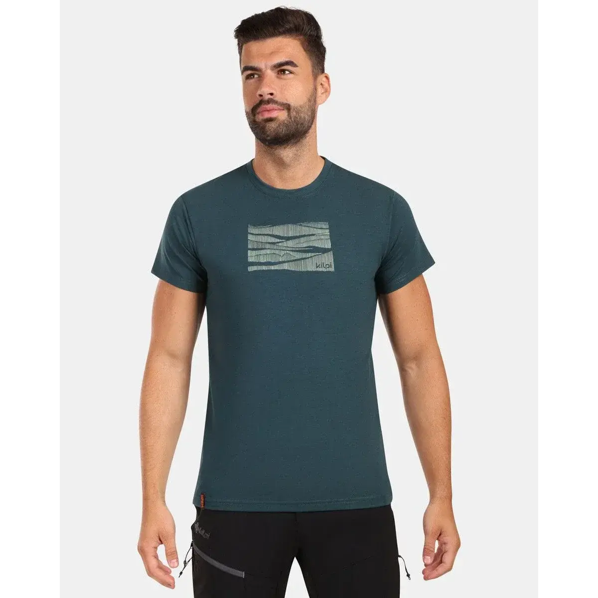 T-shirt technique homme Kilpi DIXIE-M vert foncé