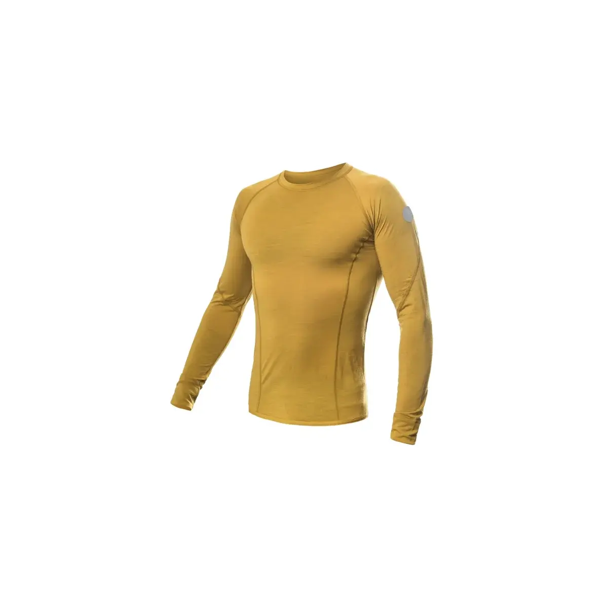 T-shirt technique manches longues homme Sensor Merino Air Mustard