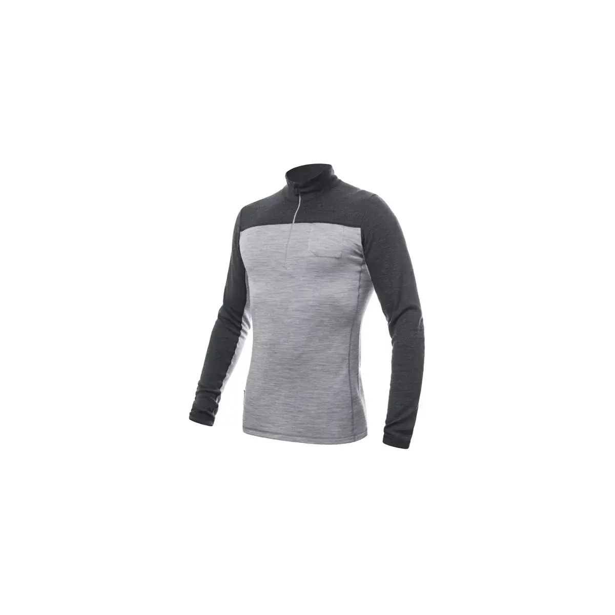 T-shirt technique manches longues homme Sensor Merino Bold Cool gray/anthracite