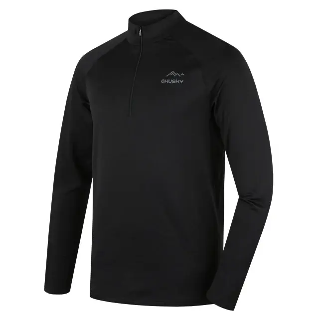 Husky T-shirt technique homme Husky TROMI ZIP M black, taille