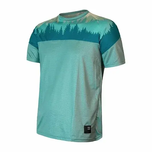 Sensor T-shirt technique manches courtes homme Sensor Coolmax Impress mint/trees