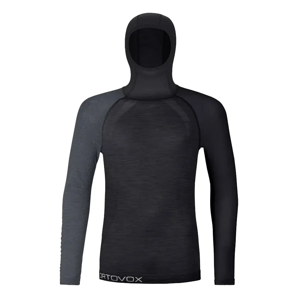 Ortovox T-shirt technique homme Ortovox 120 Competition Light Hoody Black Raven