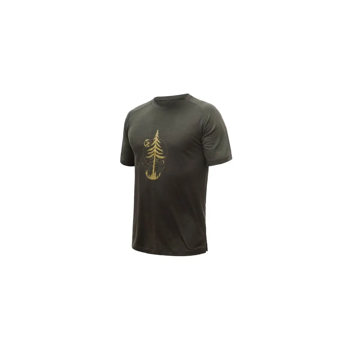 T-shirt technique homme Sensor Merino Air PT Earth Vert olive