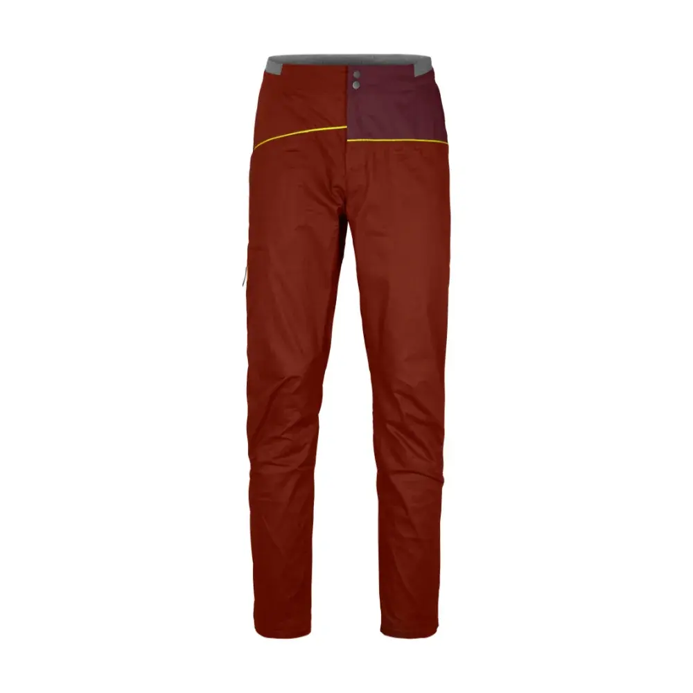 Pantalon d'escalade homme Ortovox Valbon Pants M clay orange