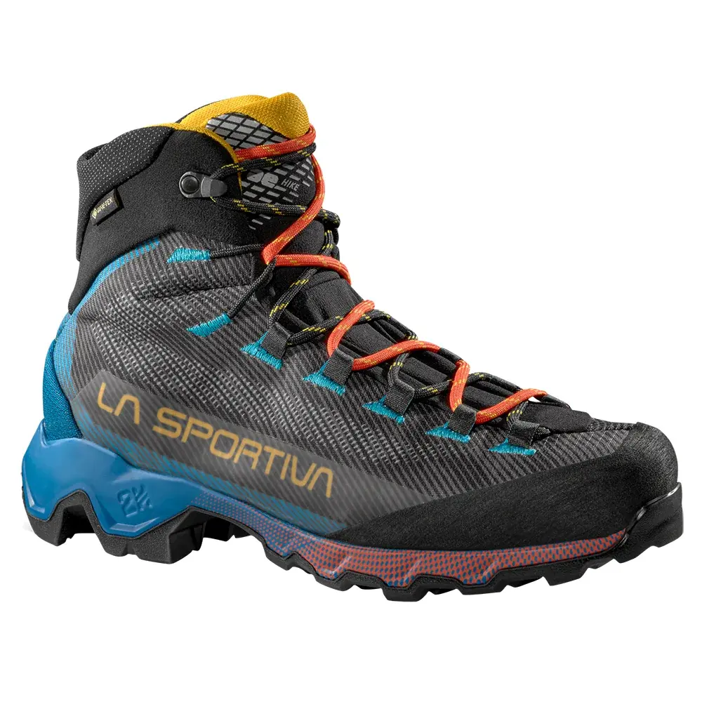 La Sportiva Chaussures montantes homme La Sportiva Aequilibrium Hike GTX carbon/tropic blue_g00b14