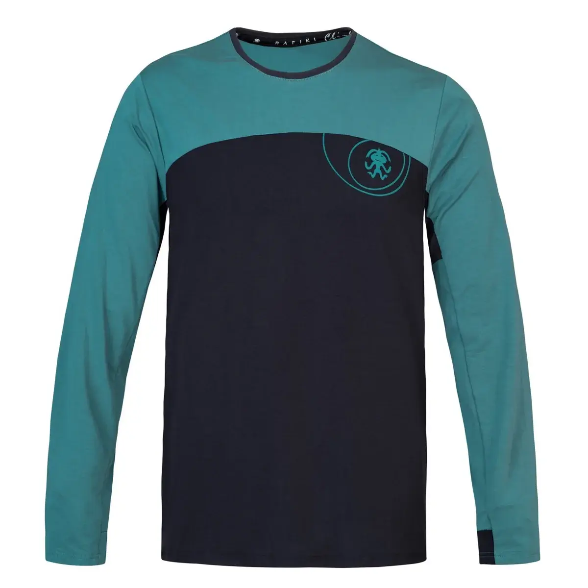 Rafiki T-shirt d'escalade manches longues homme Rafiki Pitone Blue nights/brittany