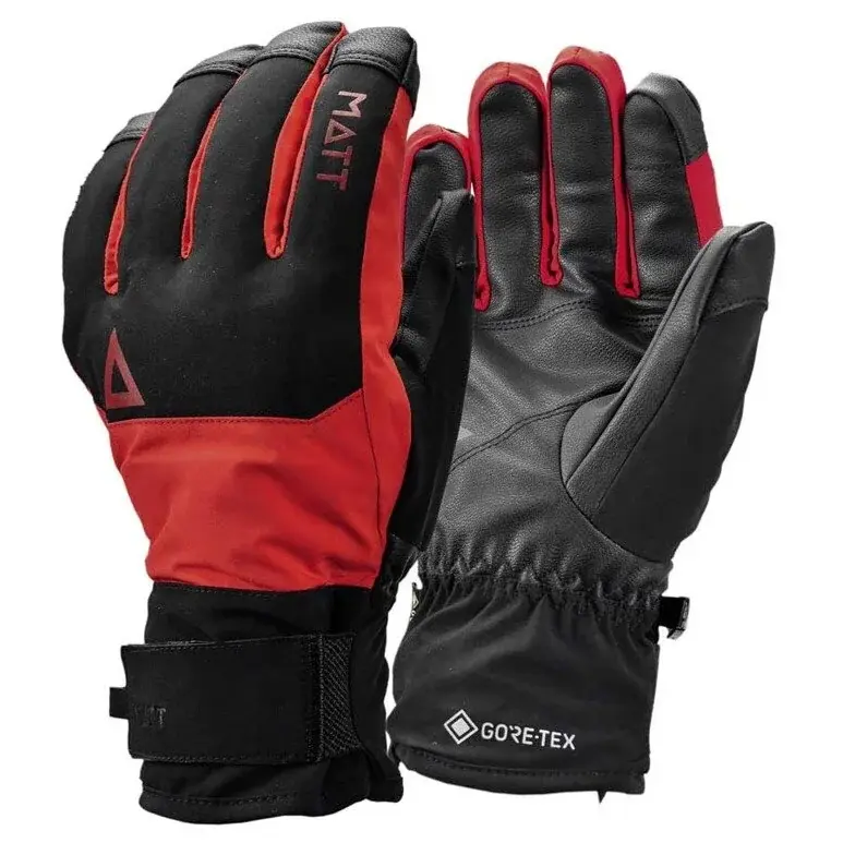 MATT Gants avec membrane homme MATT Rob Gore-Tex red