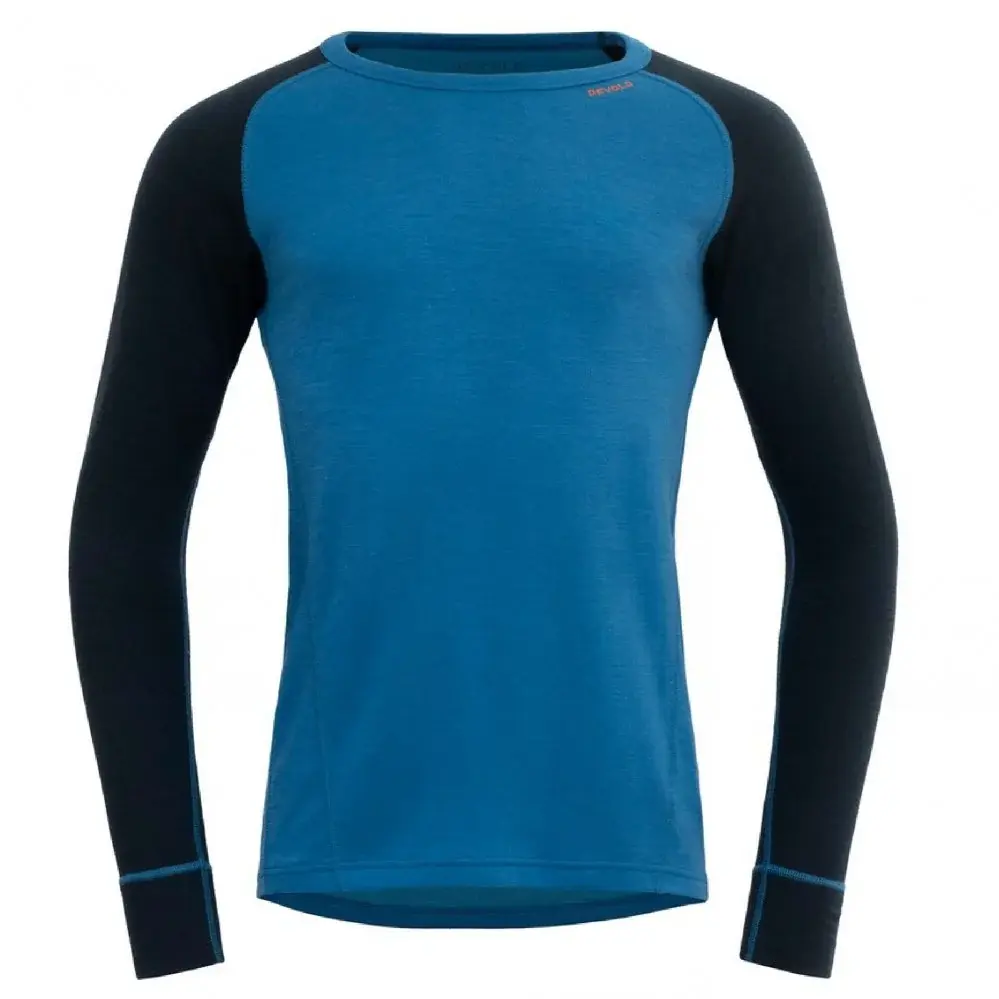 Devold T-shirt Merino homme Devold Duo Active 205 Shirt Man blue/ink