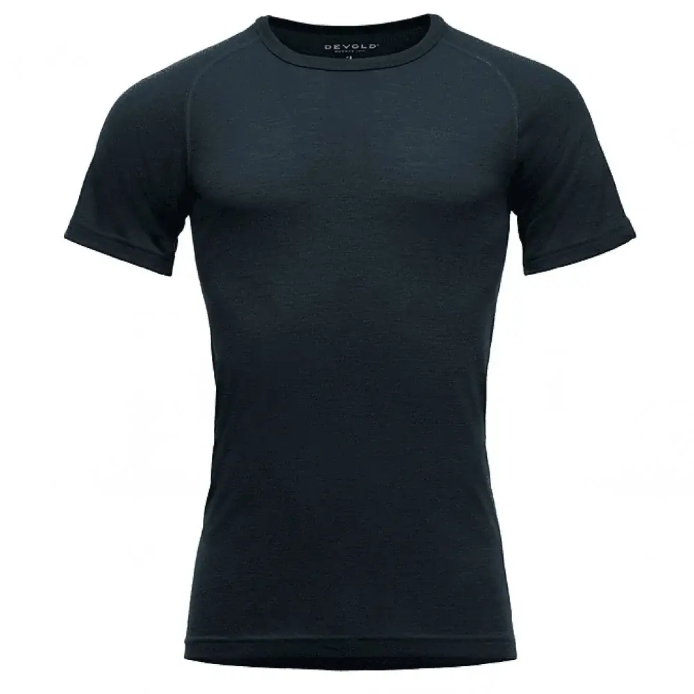 Devold T-shirt Merino homme Devold Lauparen merino 190 Base Tee Man ink
