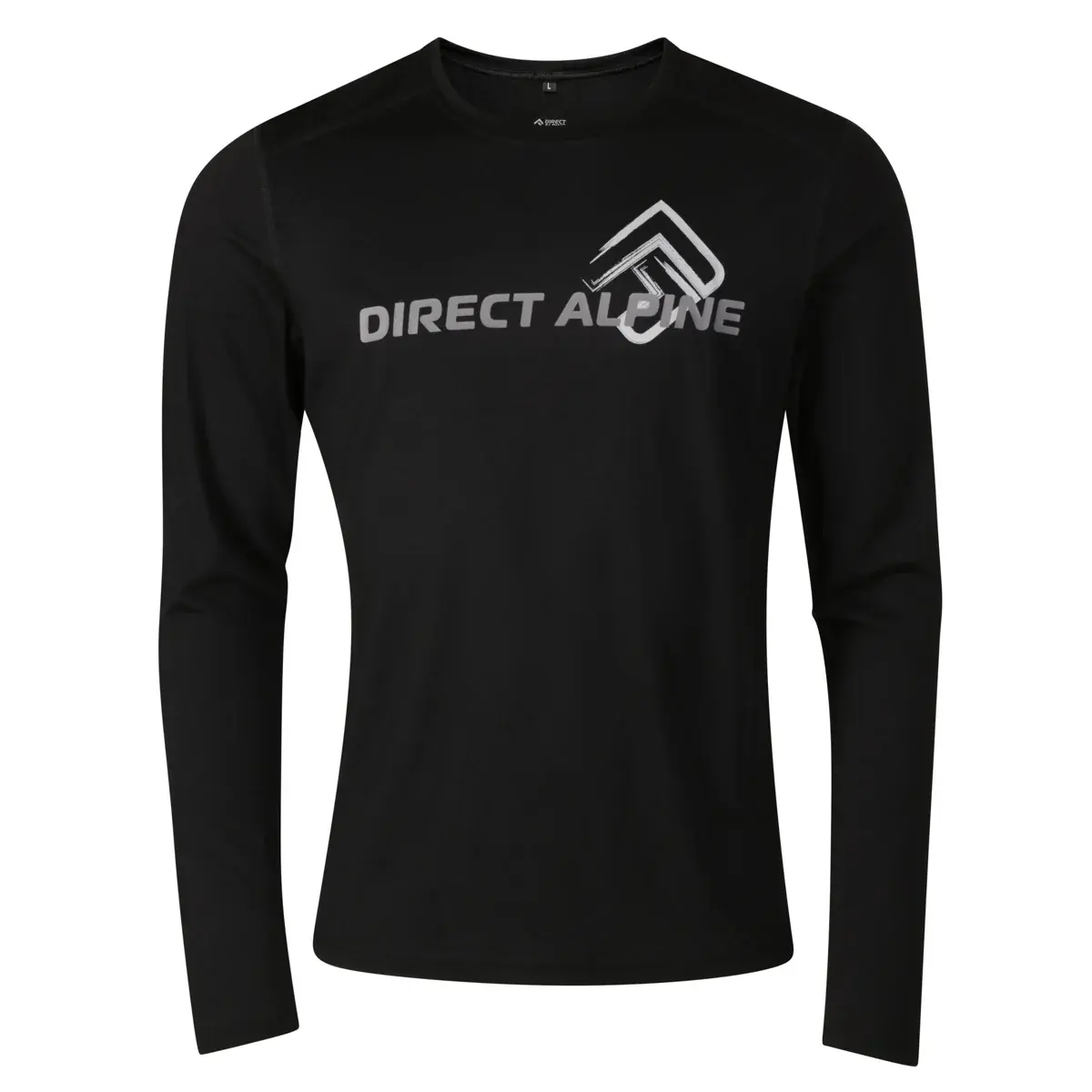T-shirt Merino homme Direct Alpine FURRY LONG black (DA large sign)