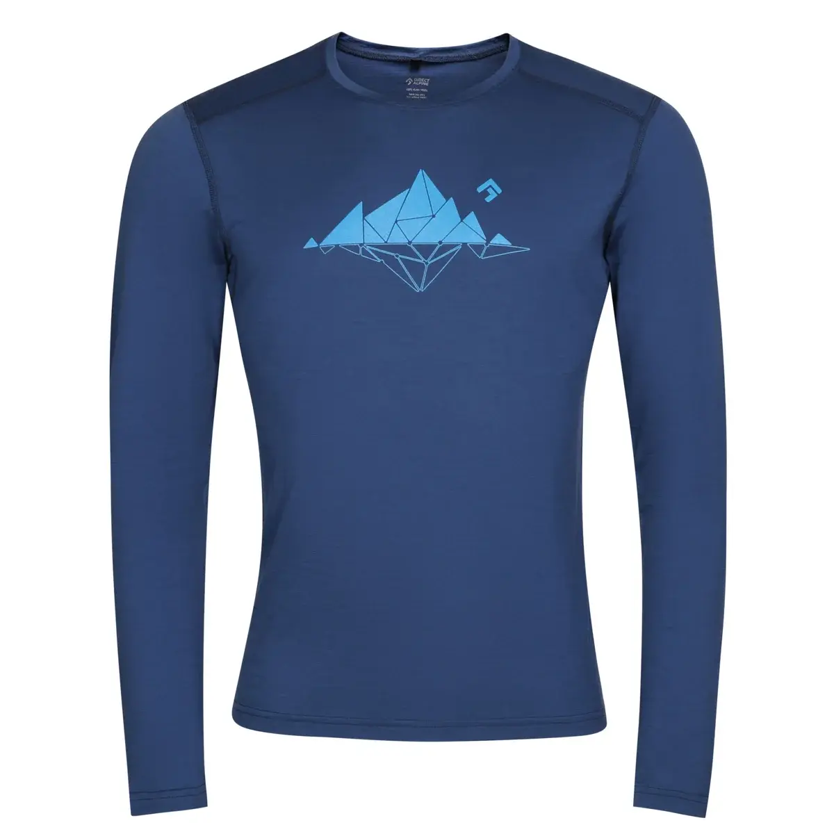 T-shirt Merino homme Direct Alpine FURRY LONG navy (Glacial lake)