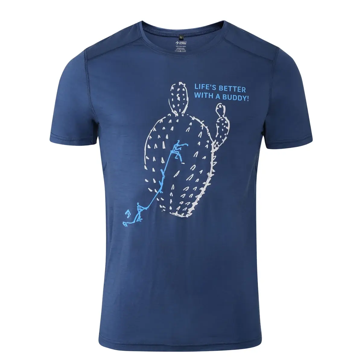 T-shirt Merino homme Direct Alpine FURRY navy (Buddy)