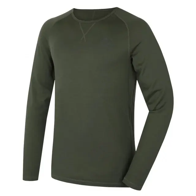 Husky T-shirt Merino homme Husky MEROW M green, taille