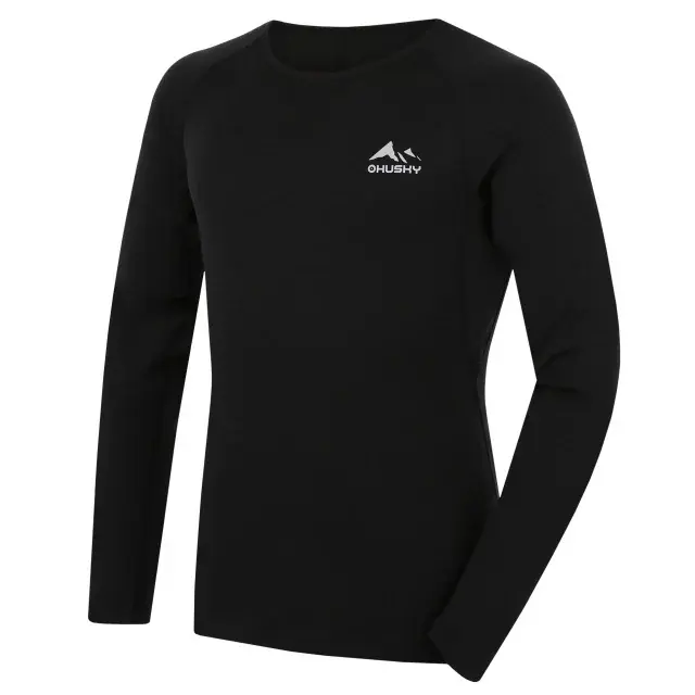 T-shirt Merino homme Husky MERTEE M black, taille